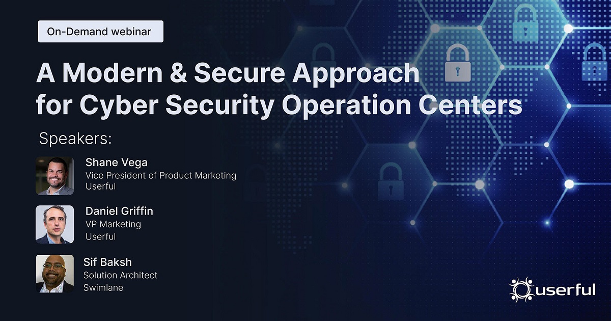 A Modern & Secure Approach for Cyber Security Operation Centers