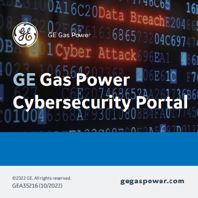 GE Gas Power Cybersecurity Portal