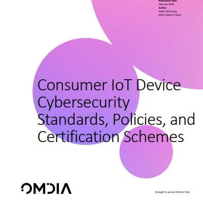 Consumer IoT Device Cybersecurity Standards