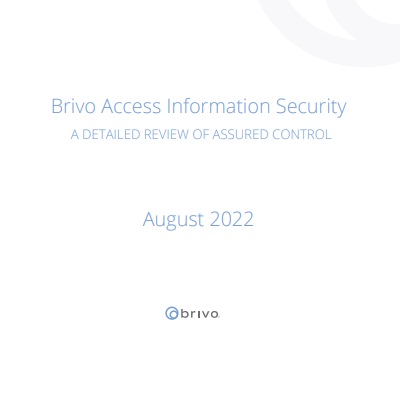 Brivo Access Information Security White Paper