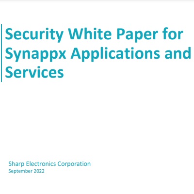 Security White Paper for Synappx Applications and Services