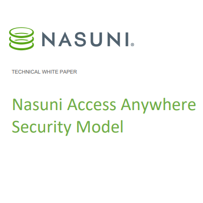 Nasuni Access Anywhere Security Model